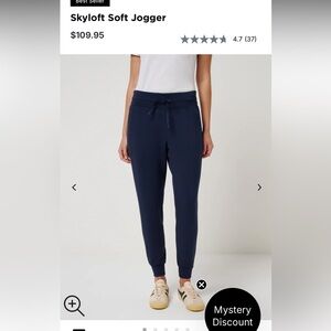 Travis Mathew Women's Dark Blue Joggers-read description large